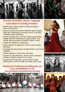 Two-month Mystery School, Temple Arts & Sacred Dance Training Goa India